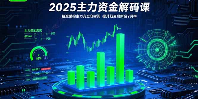2025主力资金解码课：精准捕捉主力建仓时机，提升短线交易胜率(更新7月-HXPP