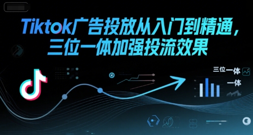 Tiktok广告投放从入门到精通，三位一体加强投流效果-HXPP