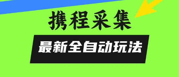 携程信息采集全自动玩法，0风控，无脑开干【揭秘】-HXPP