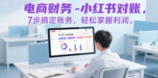 电商财务-小红书对账，7步搞定账务，轻松掌握利润-HXPP