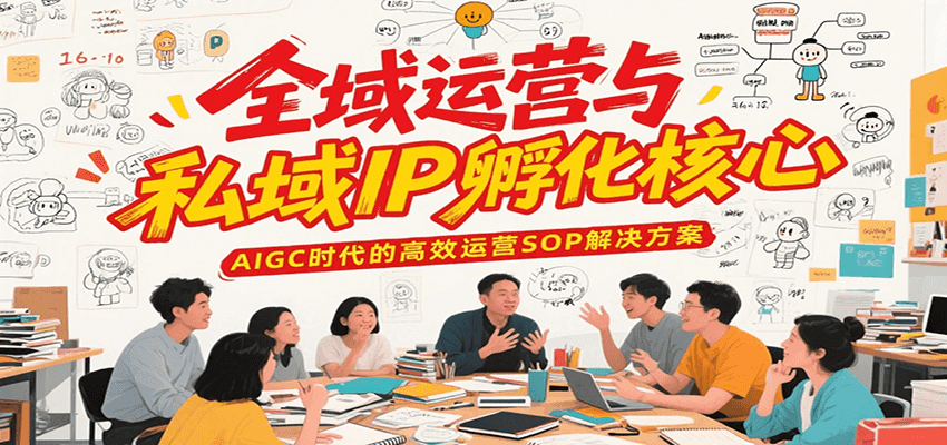 全域运营与私域IP孵化核心，AIGC时代的高效运营SOP解决方案-HXPP