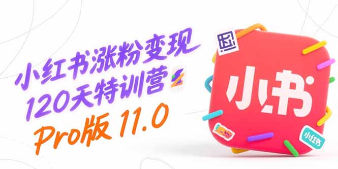 小红书涨粉变现120天特训营Pro版11.0：从0到1掌握平台运营,内容制作和变现-HXPP