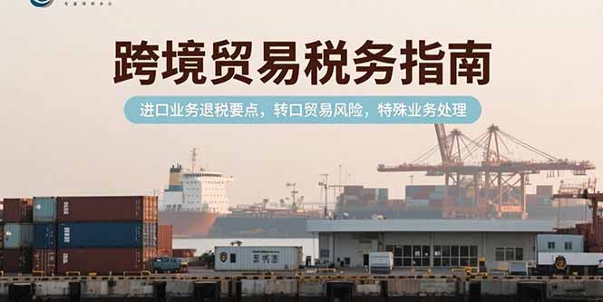 跨境贸易税务指南，进口业务退税要点，转口贸易风险，特殊业务处理-HXPP