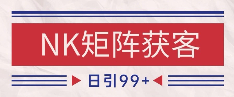 小红书某音NK赛道引流获客 自热矩阵日引200+【揭秘】-HXPP