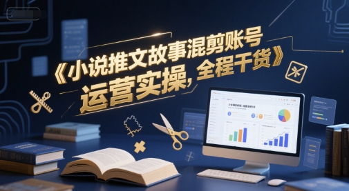 小说推文故事混剪账号运营实操，全程干货-HXPP