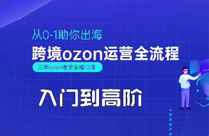 悟空跨境·OZON入门到高阶全流程-HXPP