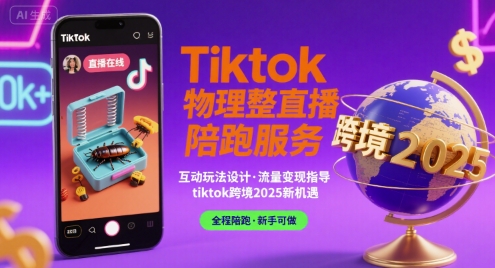 Tiktok物理整蛊直播陪跑服务-tiktok跨境2025-HXPP
