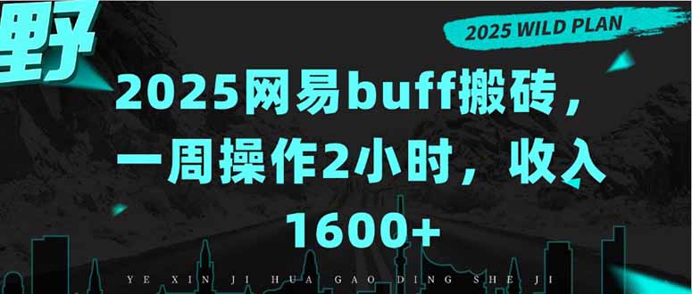 2025网易buff搬砖，一周操作2小时，收入1600+-HXPP