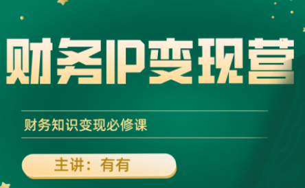 有有老师·财务IP变现营，财务知识变现必修课-HXPP