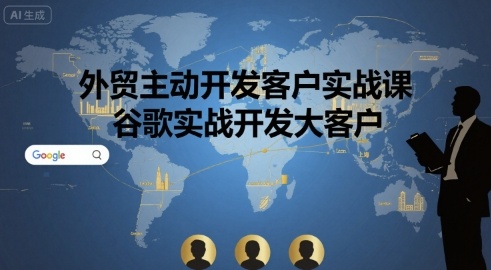 外贸主动开发客户实战课，谷歌实战开发大客户-HXPP