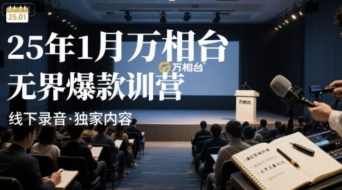 25年1月万相台无界爆款特训营线下录音-HXPP