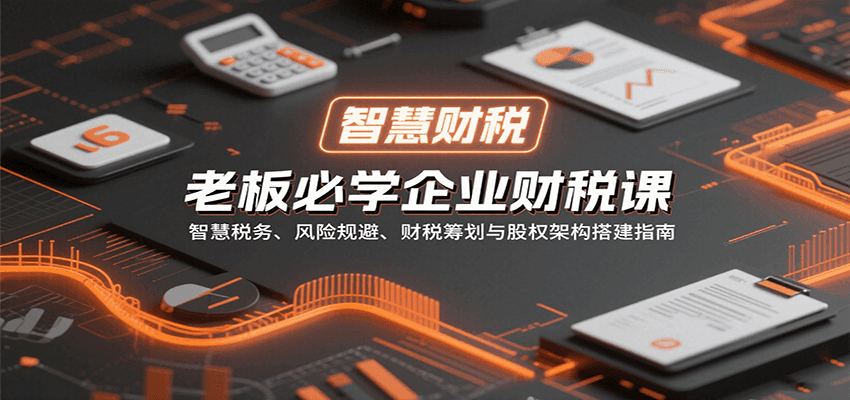老板必学企业财税课：智慧税务、风险规避、财税筹划与股权架构搭建指南-HXPP