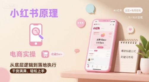 小红书原理以及详细实操流程，小红书电商教程-HXPP