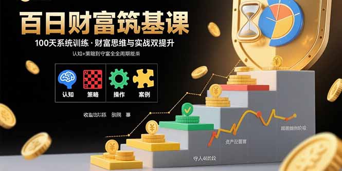 百日财富筑基课：认知+策略+实操+案例拆解  实现从创富到守富全周期能力-HXPP