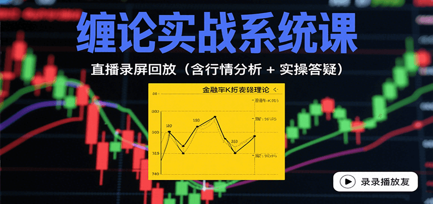 缠论实战系统课：直播录屏回放(含行情分析 + 实操答疑(更新9月)-HXPP